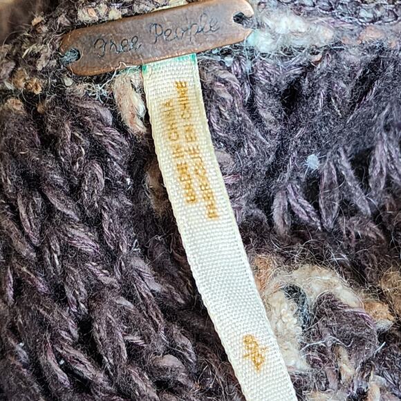 Free People Runway Runaway Love Retro Stripe Small Fringe Cardigan Sweater - Picture 4 of 7